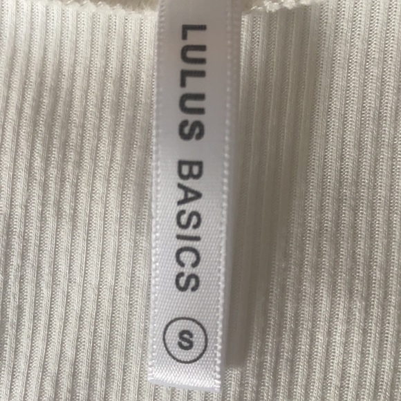 Lulu’s It’s Essential White Ribbed Tank Top - Picture 10 of 10